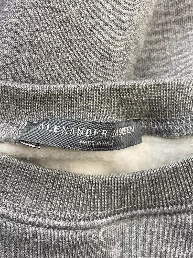 Alexander McQueen Alexander McQueen Grey Sequin Butterfly Sweatshirt - dmc Size US M / EU 48-50 / 2 - 4 Thumbnail