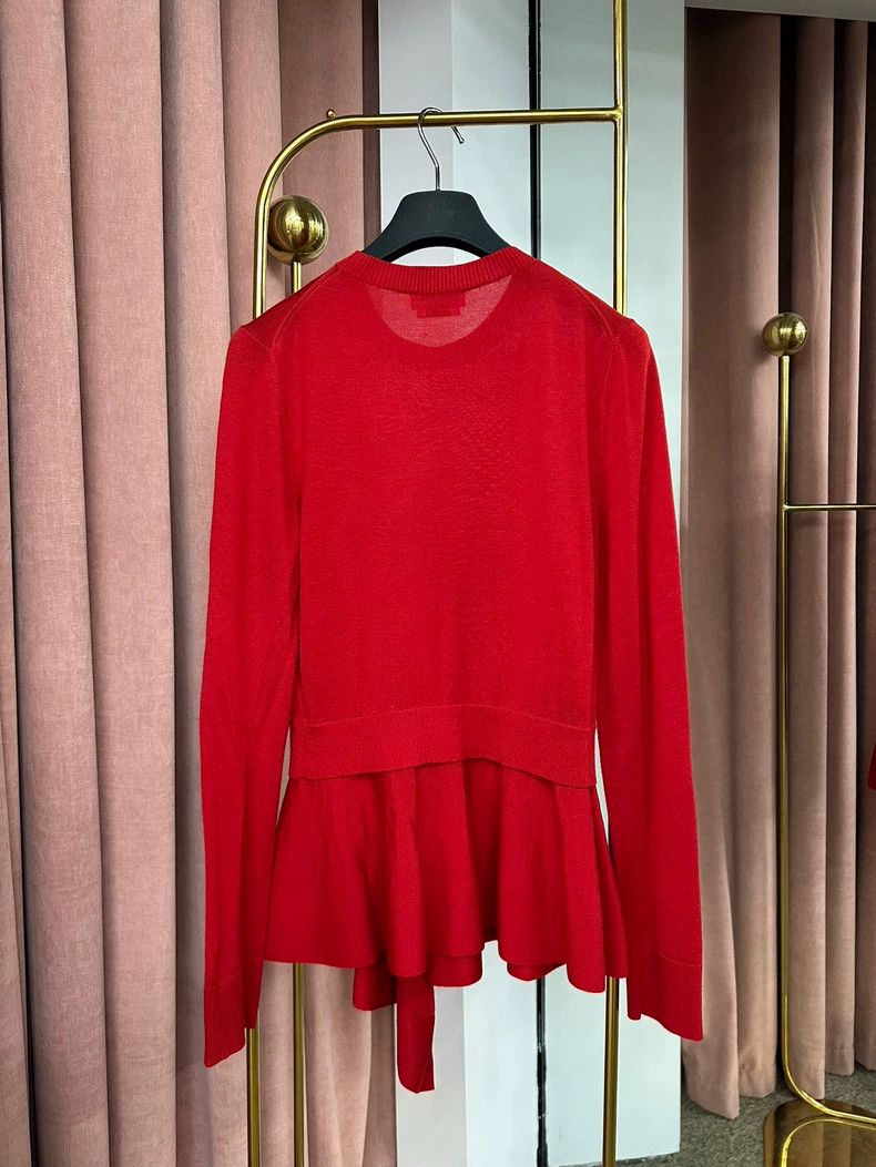 Alexander McQueen Alexander McQueen Red Knit Sweater - dmc Size US M / EU 48-50 / 2 - 5 Thumbnail