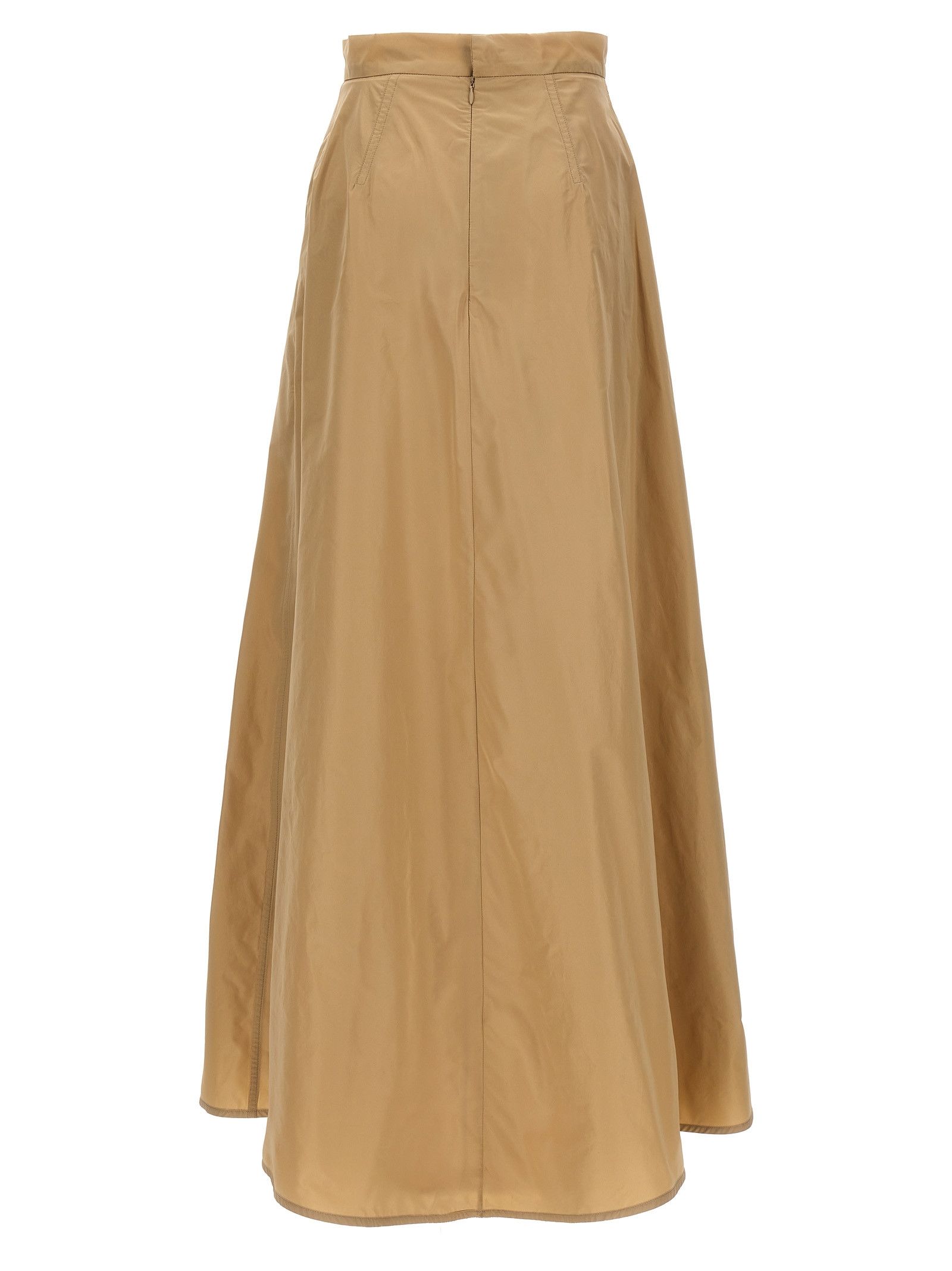 Jil Sander Long Flared Skirt Size 27" / US 4 / IT 40 - 2 Thumbnail