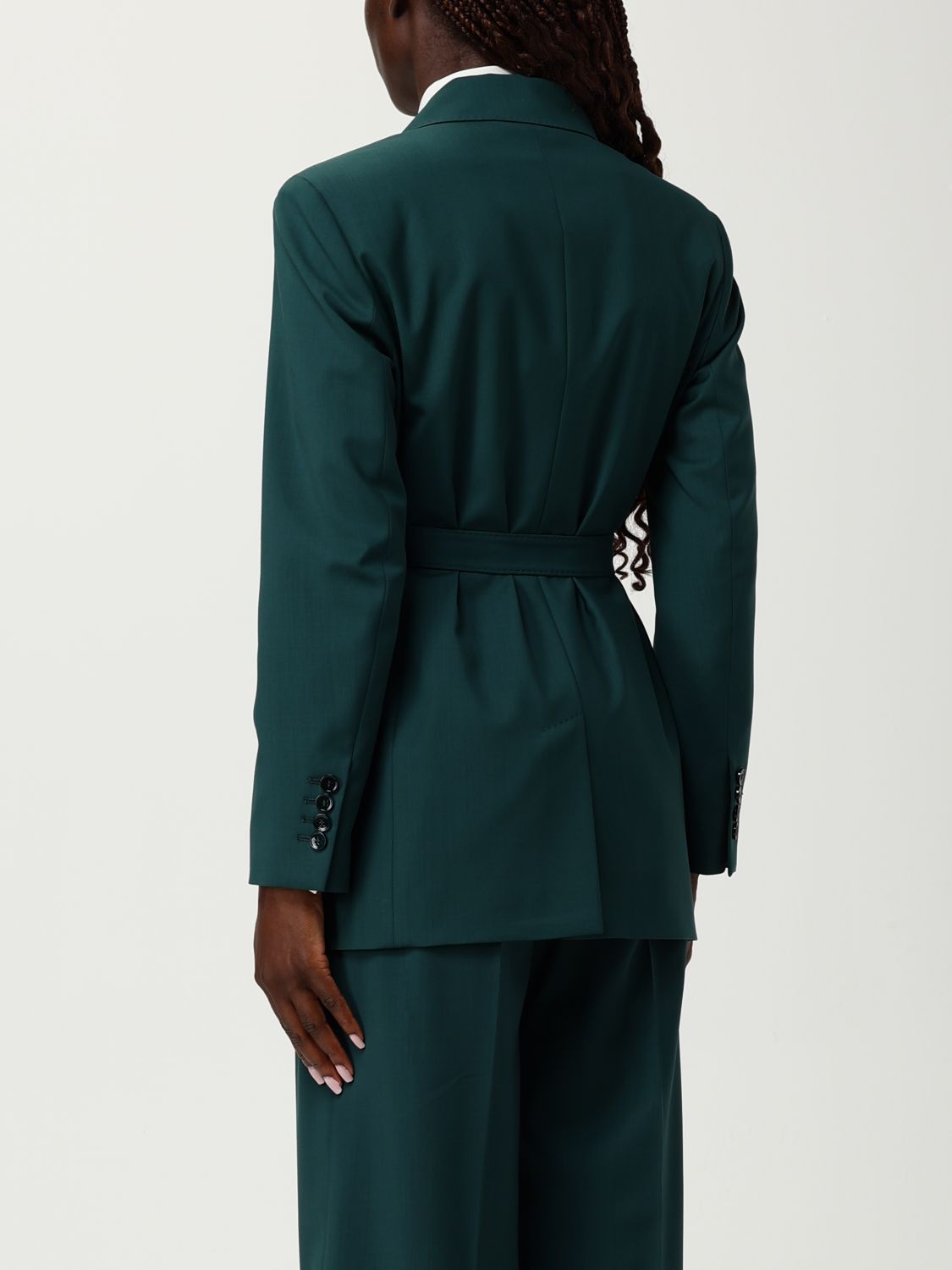 Max Mara Max Mara Jacket Woman Green Size S / US 4 / IT 40 - 3 Thumbnail