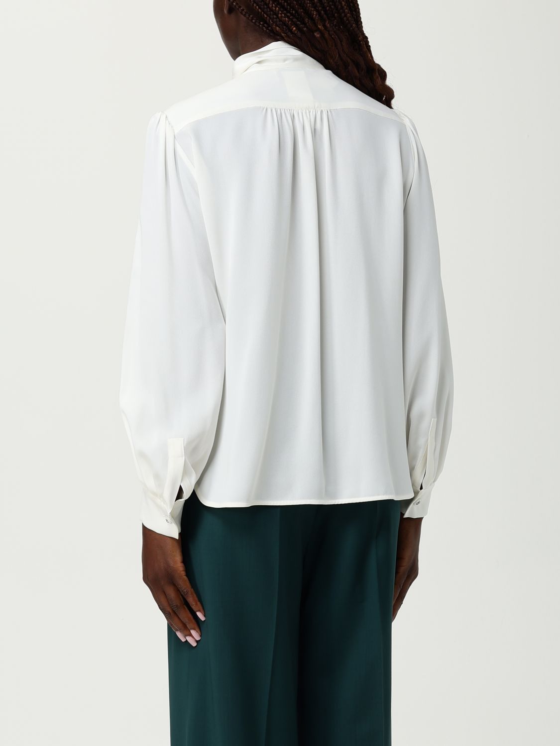 Max Mara Max Mara Shirt Woman Pearl Size L / US 10 / IT 46 - 3 Thumbnail