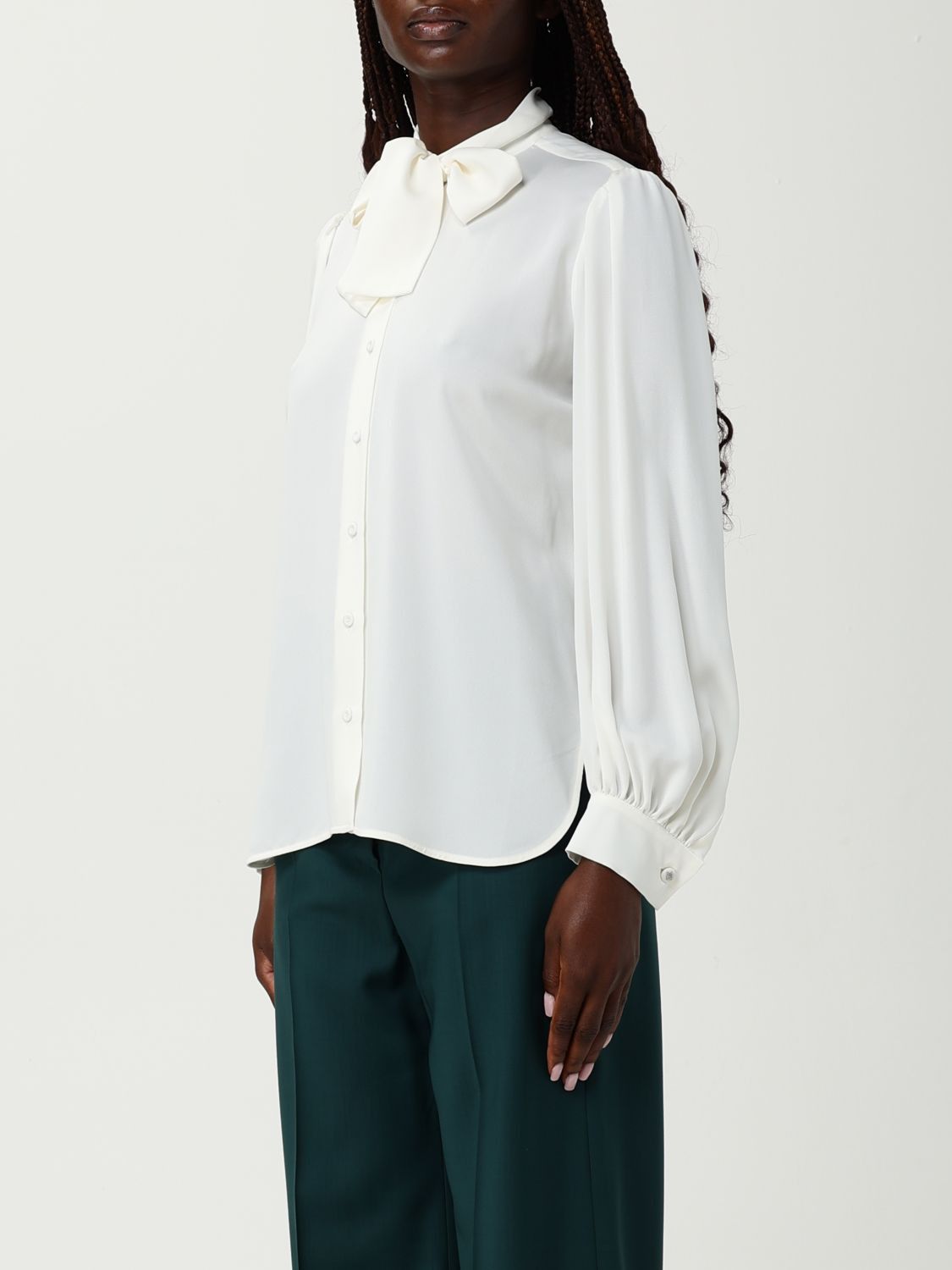 Max Mara Max Mara Shirt Woman Pearl Size L / US 10 / IT 46 - 4 Thumbnail