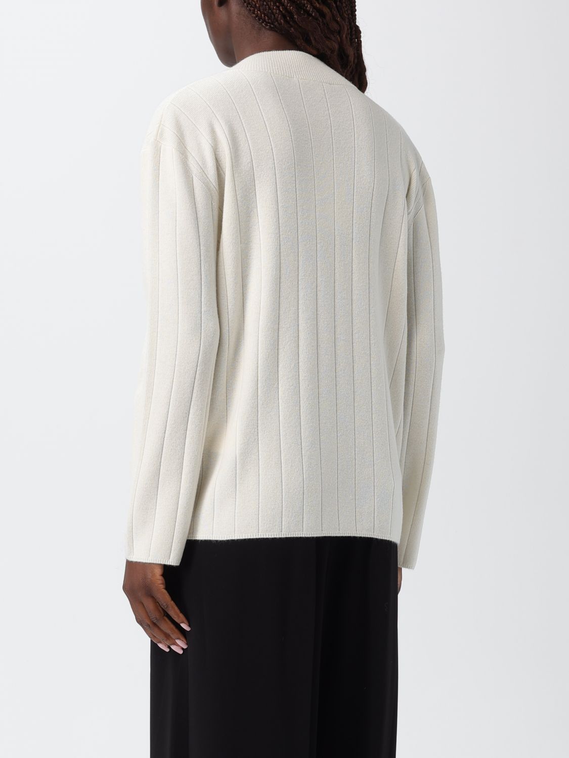 Max Mara Max Mara Sweater Woman White Size XS / US 0-2 / IT 36-38 - 2 Thumbnail