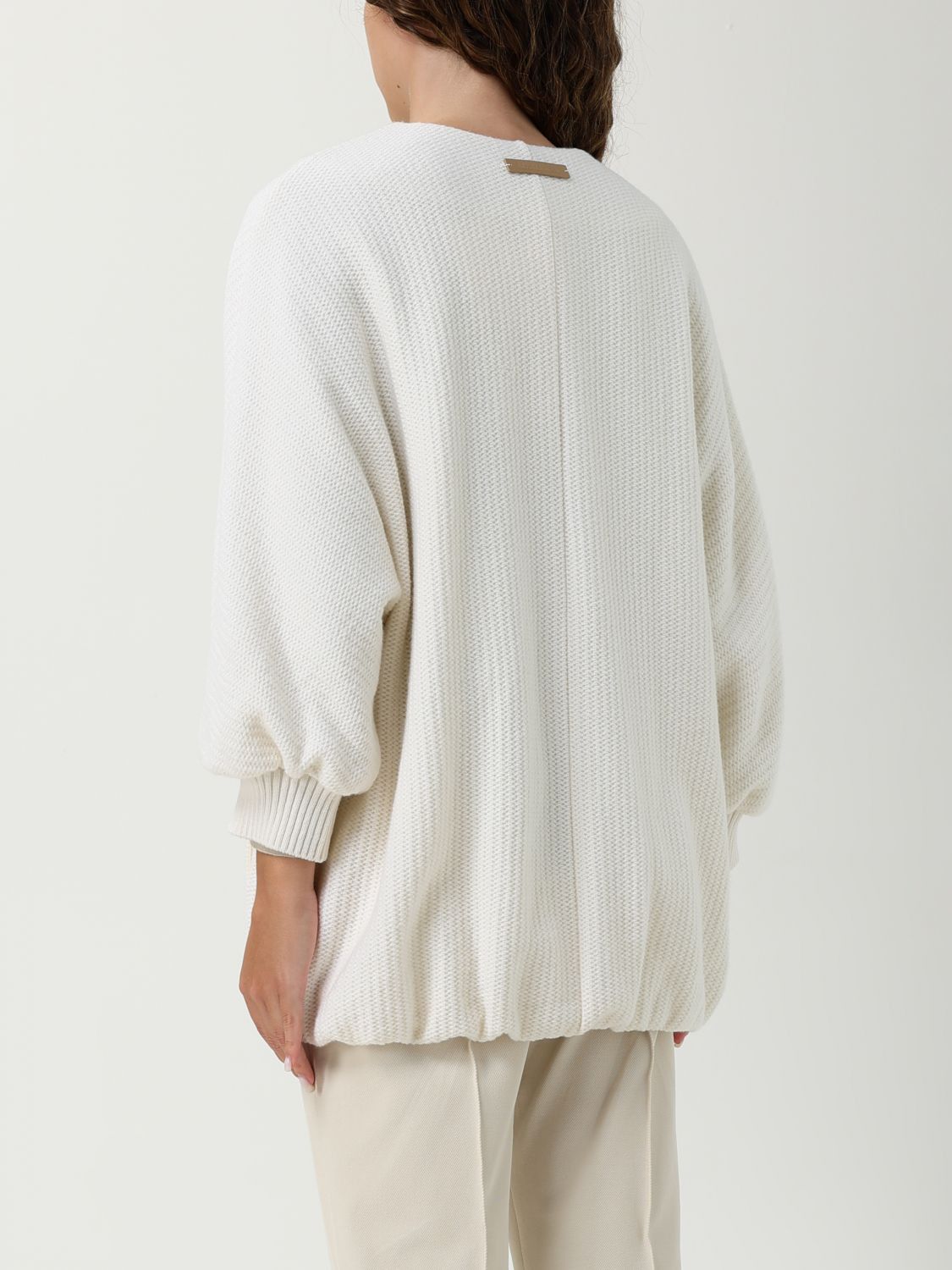 Max Mara Max Mara Sweater Woman White Size S / US 4 / IT 40 - 2 Thumbnail