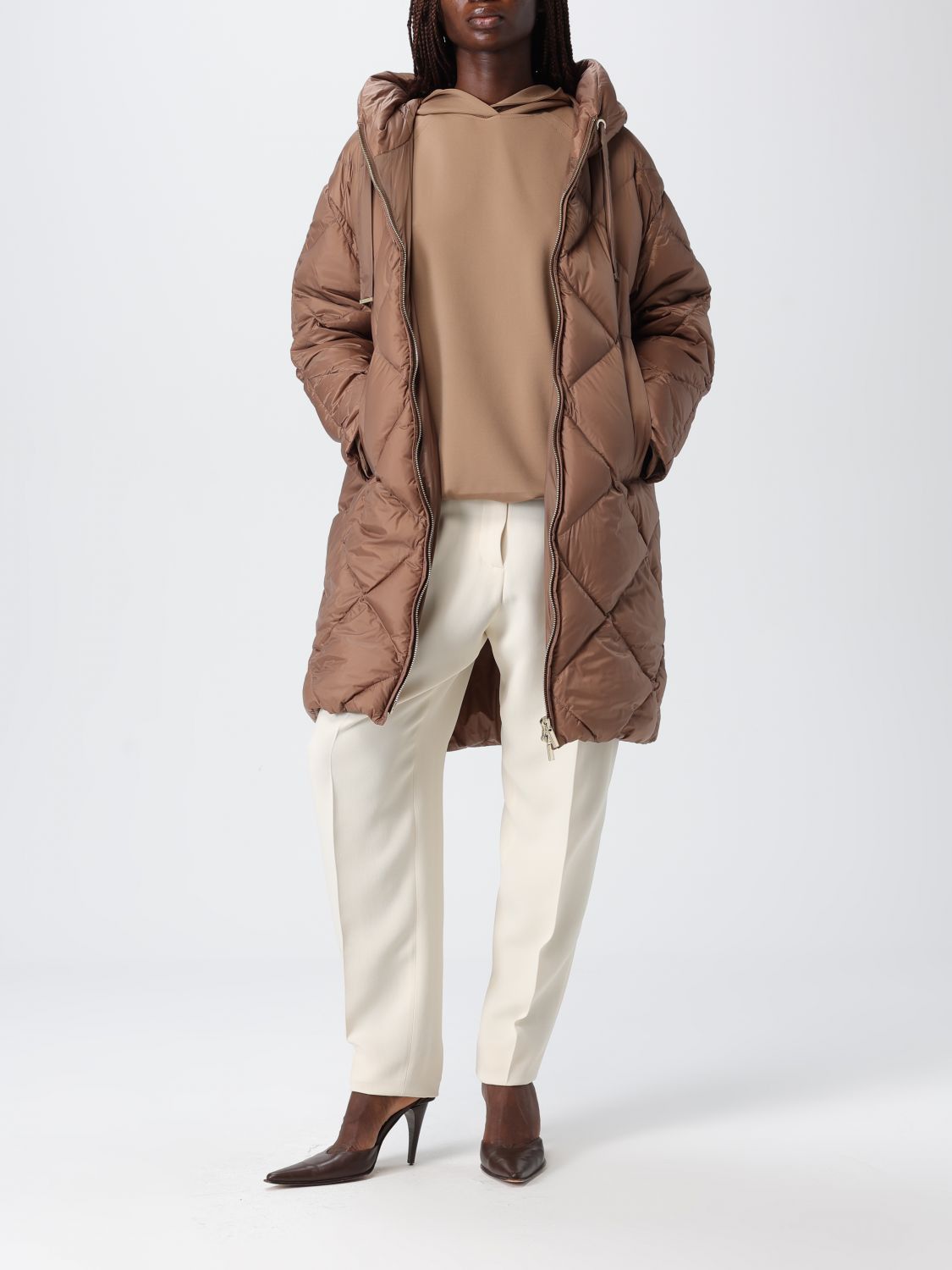 Max Mara Max Mara Sweatshirt Woman Brown Size S / US 4 / IT 40 - 2 Thumbnail