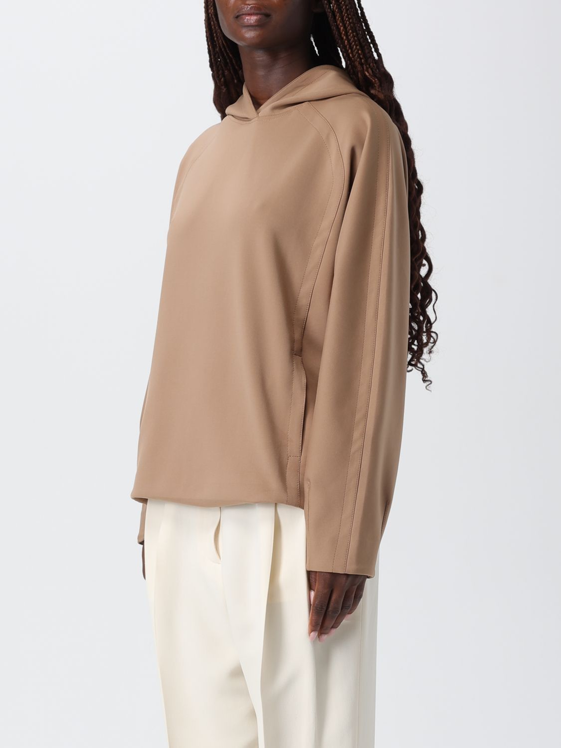 Max Mara Max Mara Sweatshirt Woman Brown Size S / US 4 / IT 40 - 4 Thumbnail