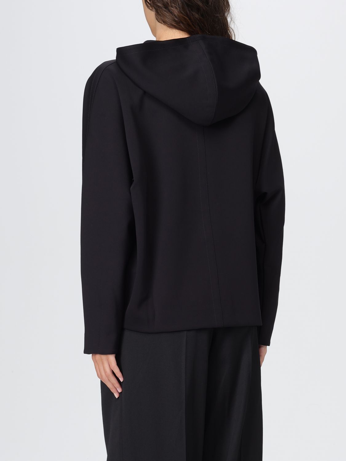 Max Mara Max Mara Sweatshirt Woman Black Size L / US 10 / IT 46 - 2 Thumbnail