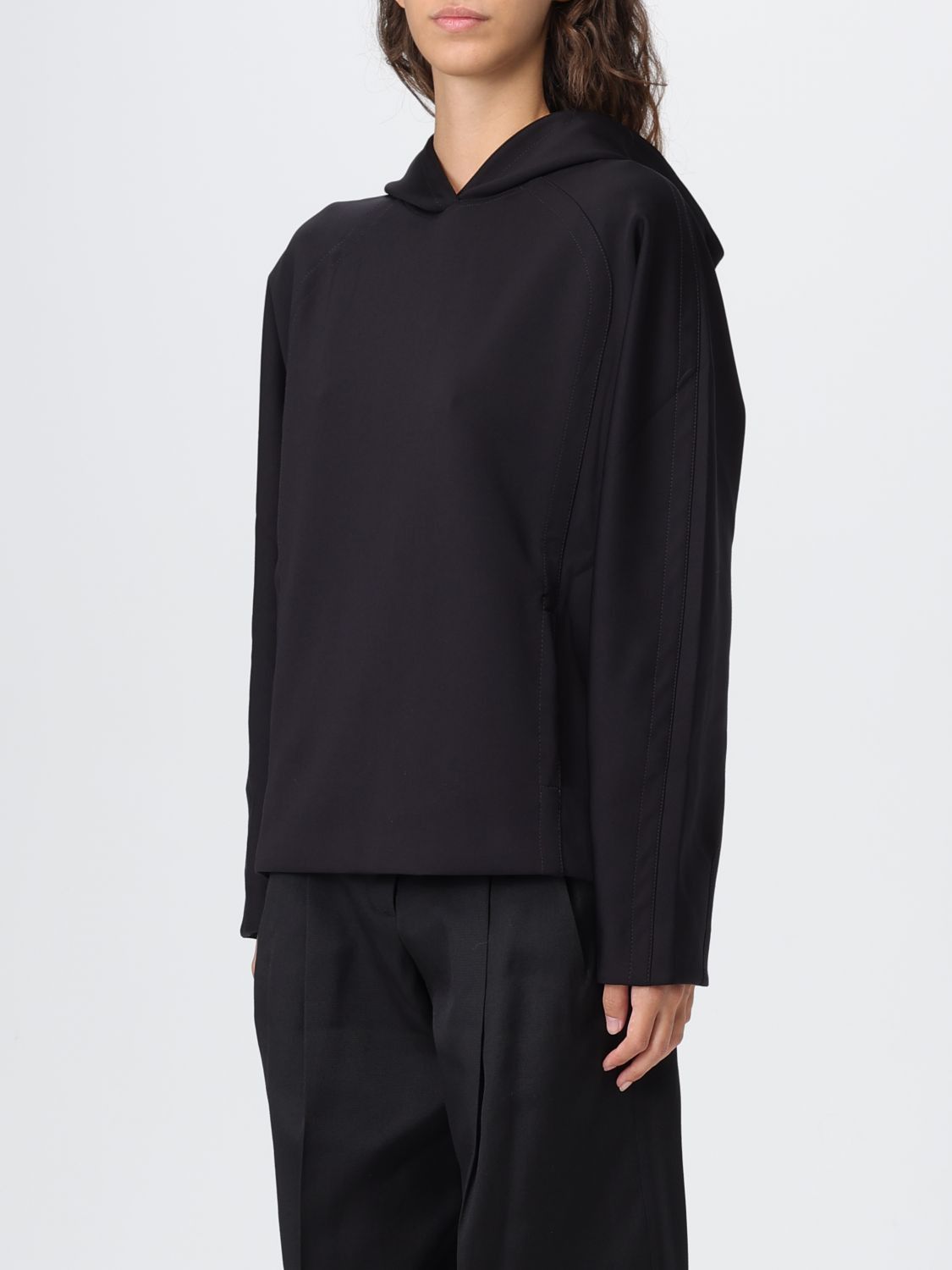 Max Mara Max Mara Sweatshirt Woman Black Size M / US 6-8 / IT 42-44 - 3 Thumbnail