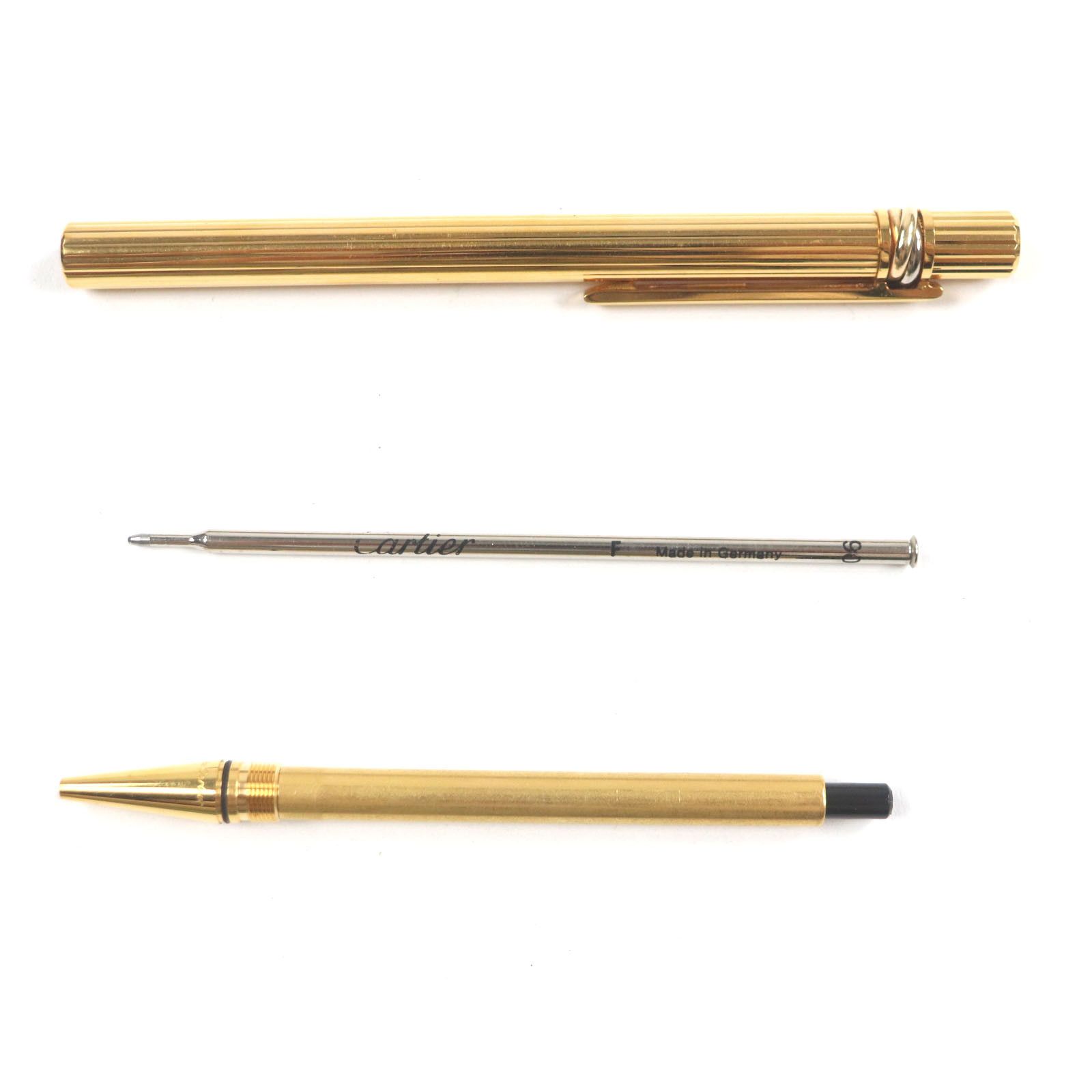 Cartier Cartier Cartier Trinity de Cartier Stripe Pattern Ballpoint Pen Metal Pen DUTY FREE for USA Size ONE SIZE - 3 Thumbnail