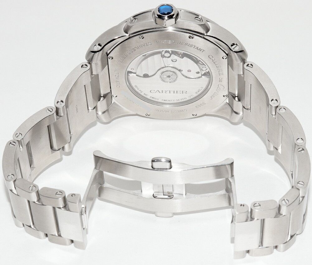 Cartier Cartier Cartier Black Dial Calibre de Cartier Watch W7100016 Metal Automatic W7100016 DUTY FREE for USA Size ONE SIZE - 2 Thumbnail