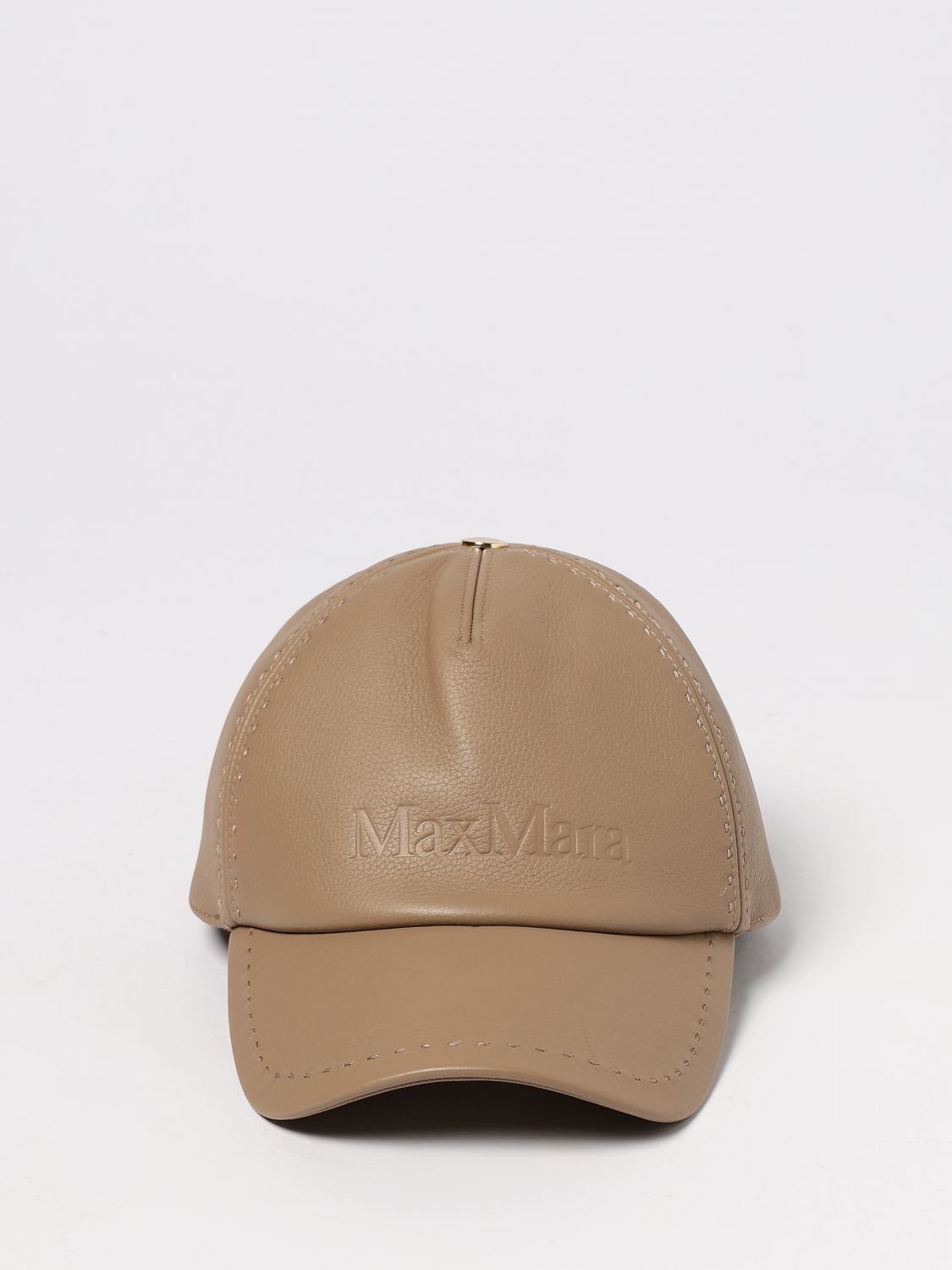 Max Mara Max Mara Hat Woman Beige Size ONE SIZE - 2 Thumbnail