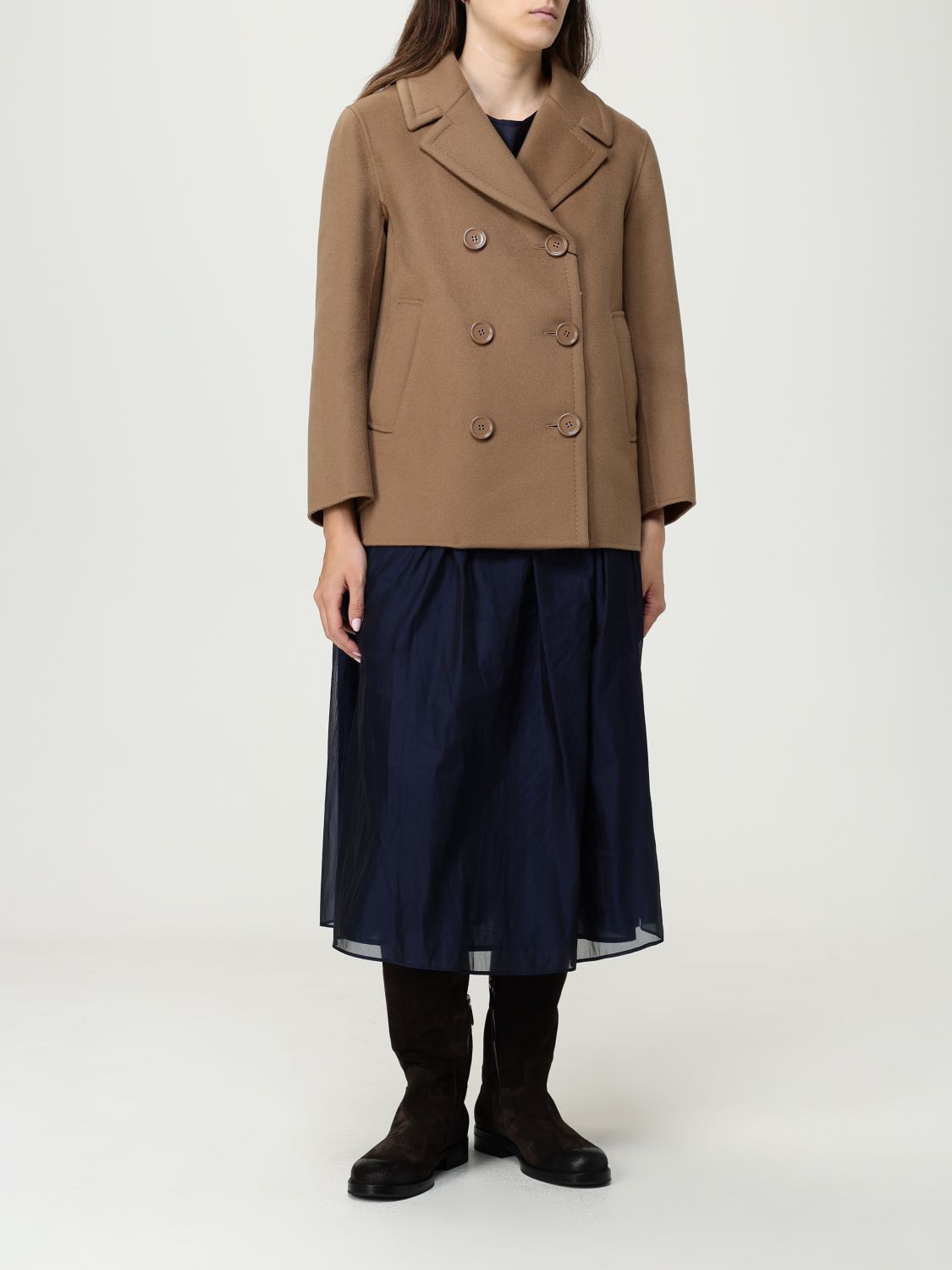 Max Mara Max Mara Trench Coat Woman Brown Size XS / US 0-2 / IT 36-38 - 2 Thumbnail