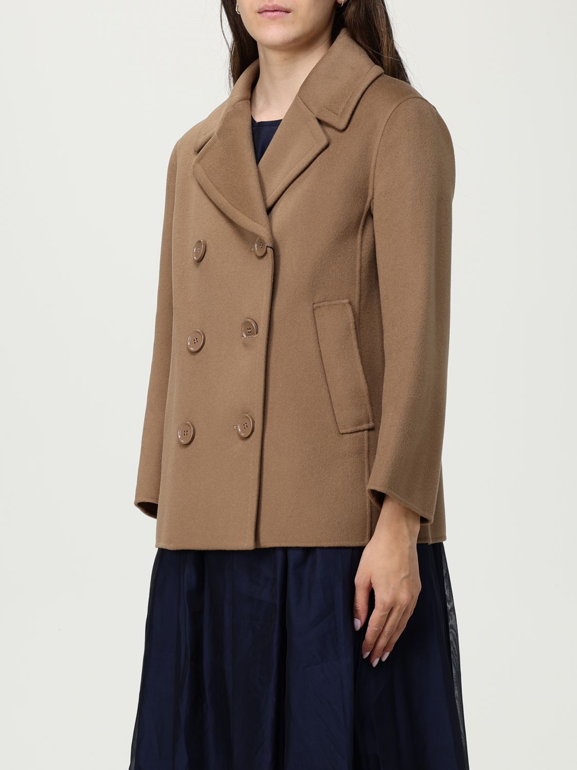 Max Mara Max Mara Trench Coat Woman Brown Size L / US 10 / IT 46 - 4 Thumbnail