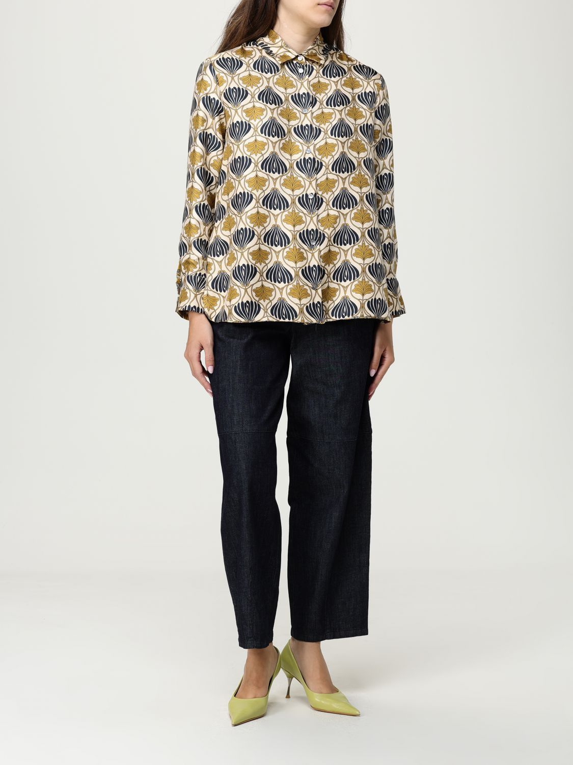 Max Mara Max Mara Shirt Woman Multicolor Size S / US 4 / IT 40 - 2 Thumbnail