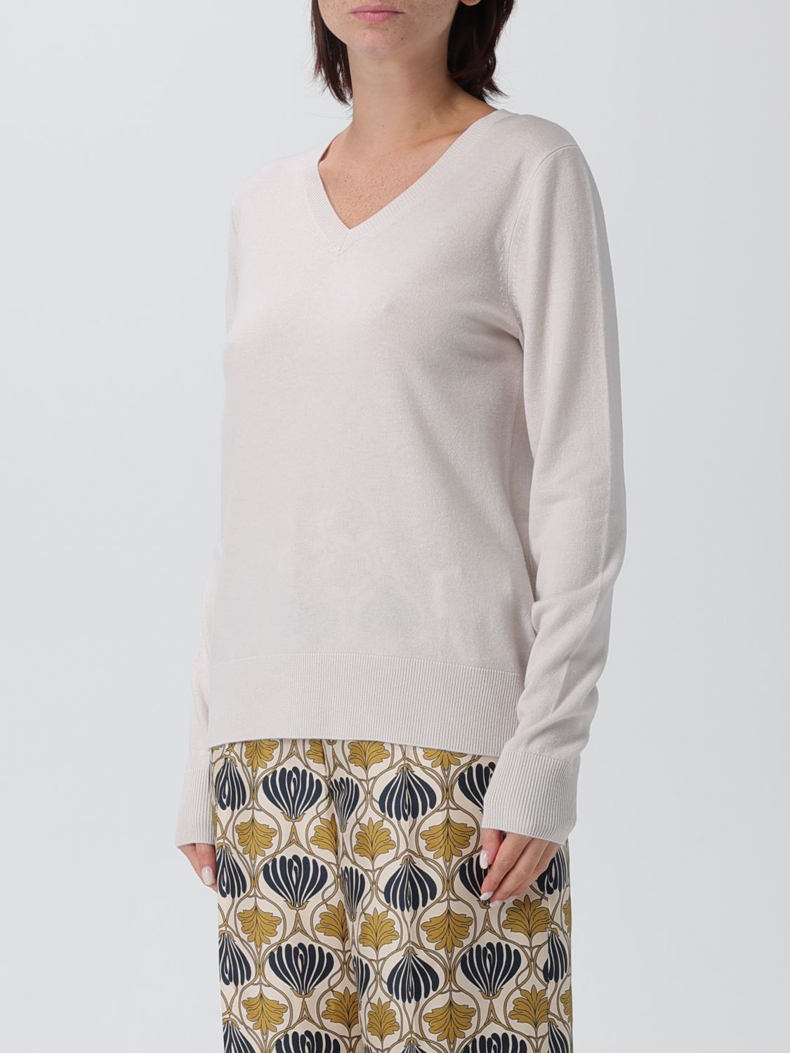 Max Mara Max Mara Sweater Woman White Size XL / US 12-14 / IT 48-50 - 4 Thumbnail