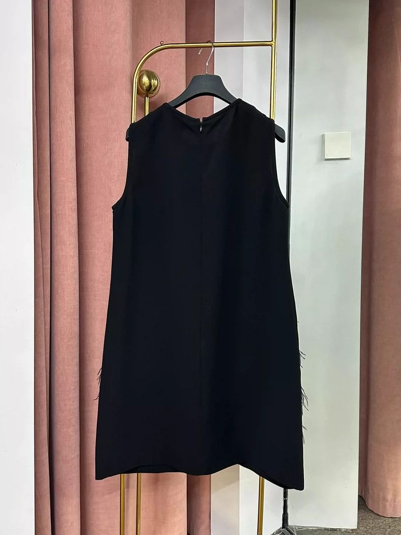 Alexander McQueen Alexander McQueen Feather Trim Sleeveless Dress - dmc Size US XL / EU 56 / 4 - 3 Thumbnail