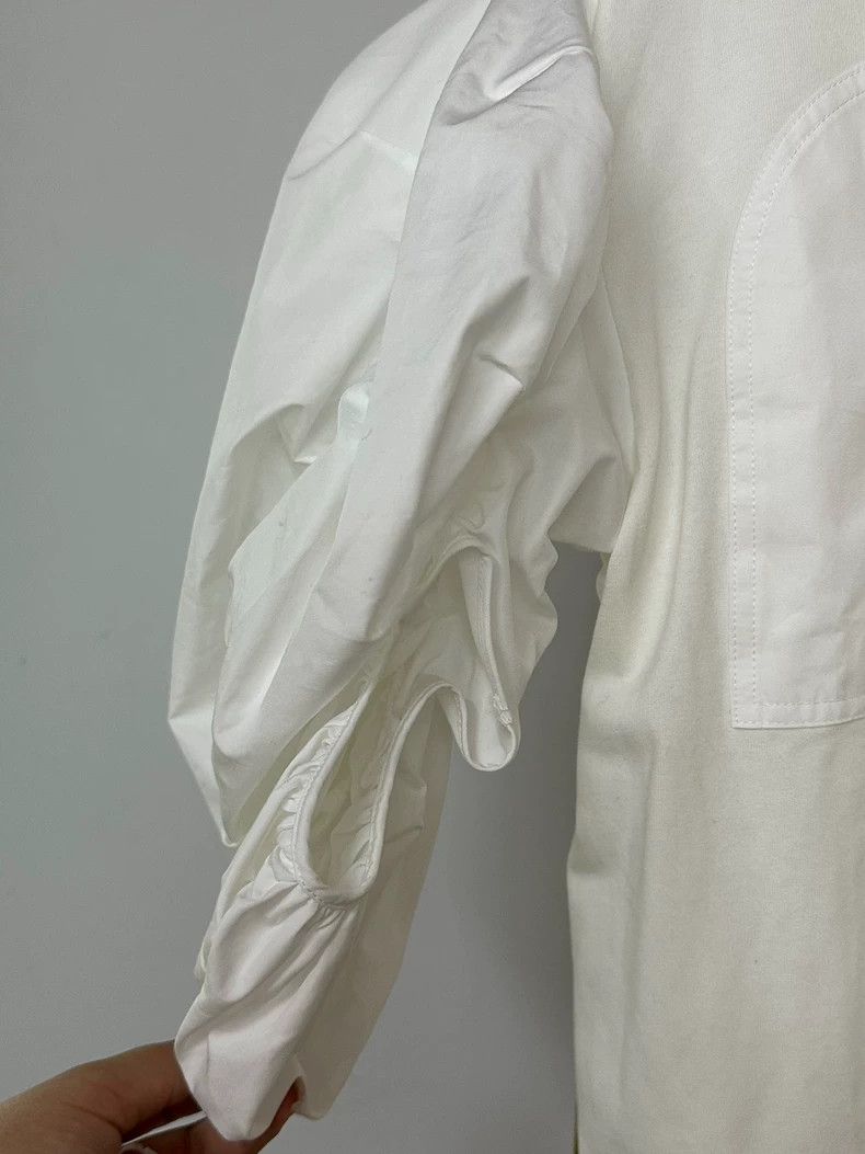 Alexander McQueen Alexander McQueen White Logo Top - dmc Size US M / EU 48-50 / 2 - 3 Thumbnail