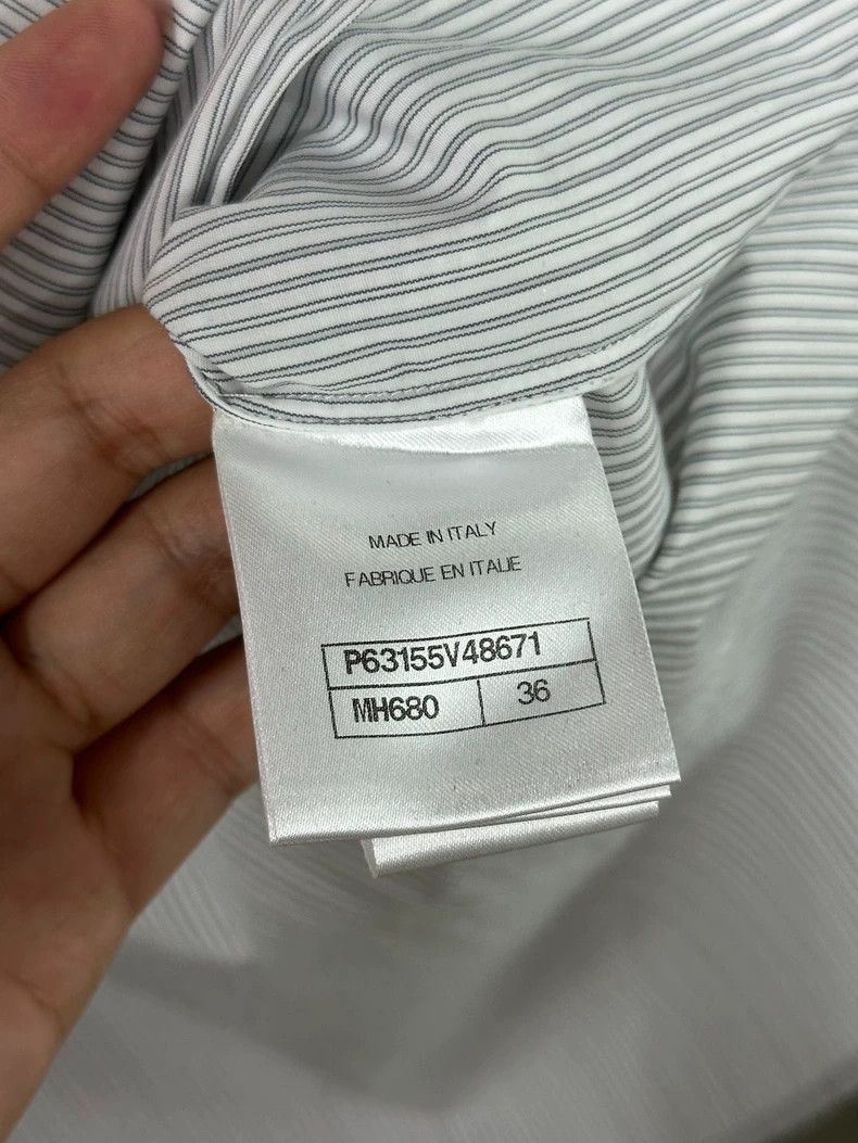 Chanel Chanel Blue White Stripe Sleeveless Shirt - dmc Size US M / EU 48-50 / 2 - 6 Thumbnail