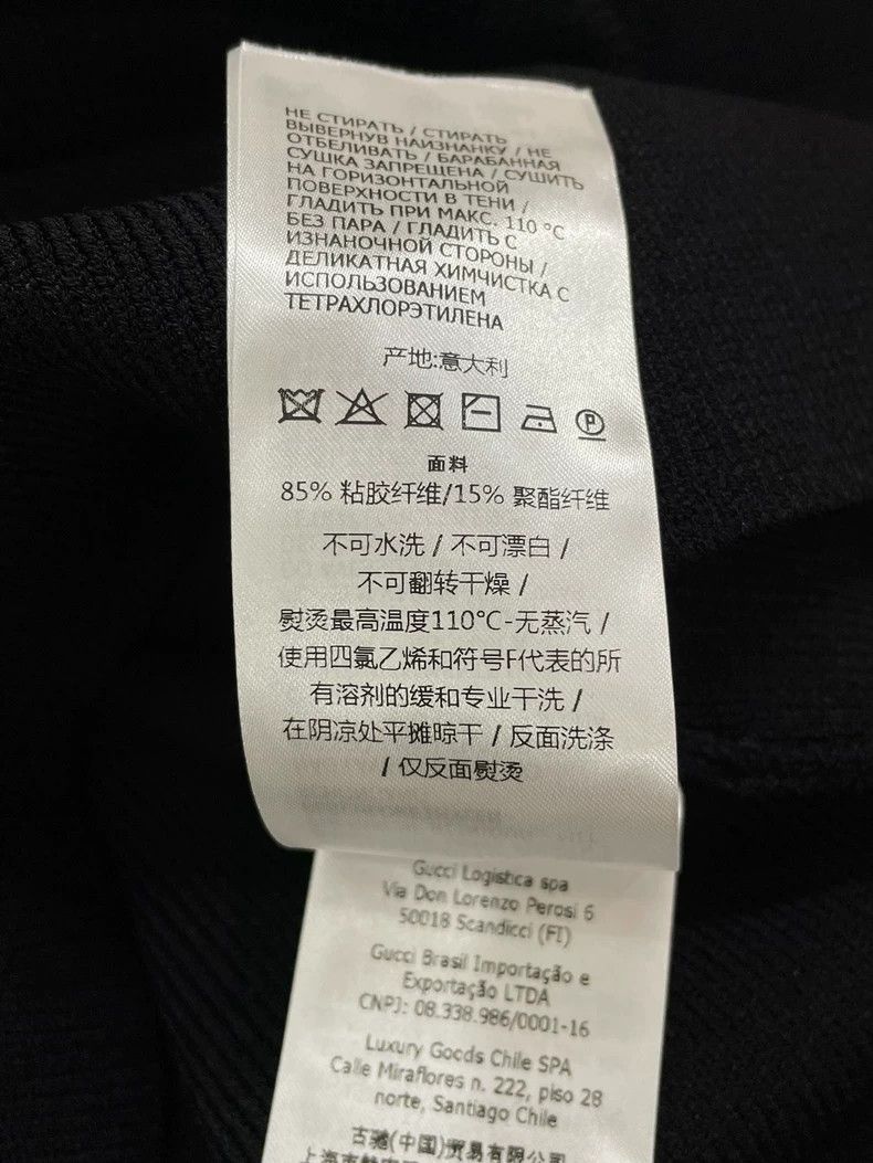 Gucci Gucci Black Long Sleeve Top - dmc Size US M / EU 48-50 / 2 - 5 Thumbnail