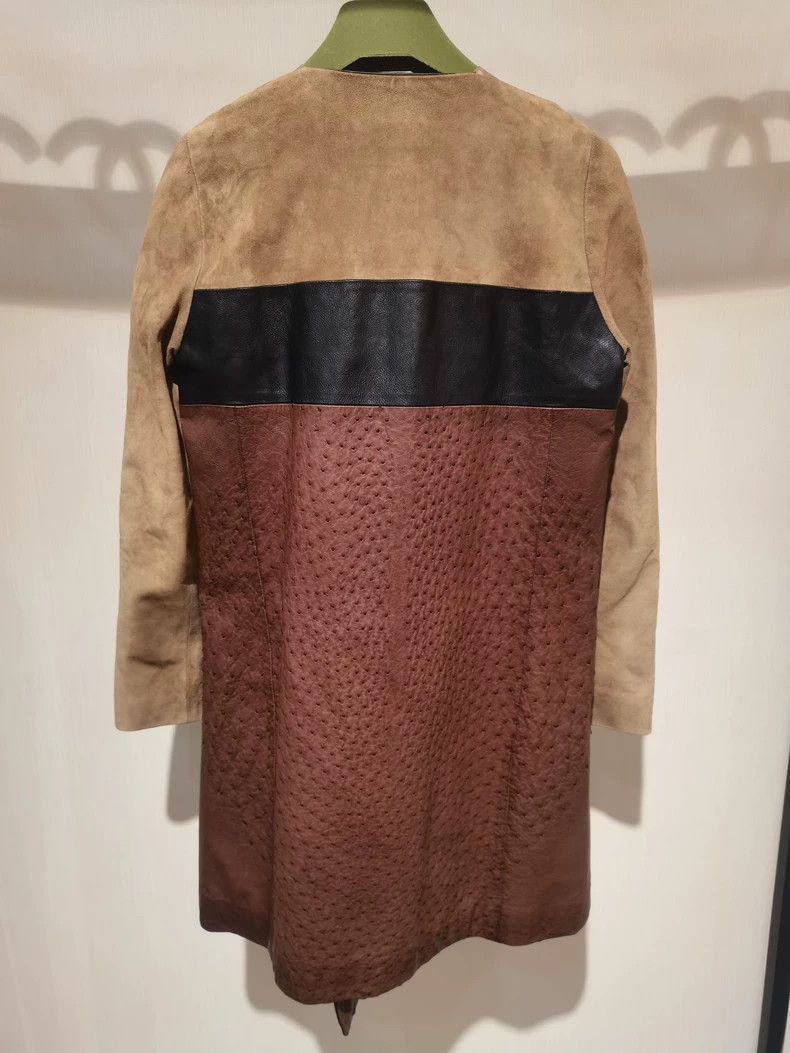 Gucci Gucci Suede Patchwork Trench Coat - dmc Size US M / EU 48-50 / 2 - 3 Thumbnail