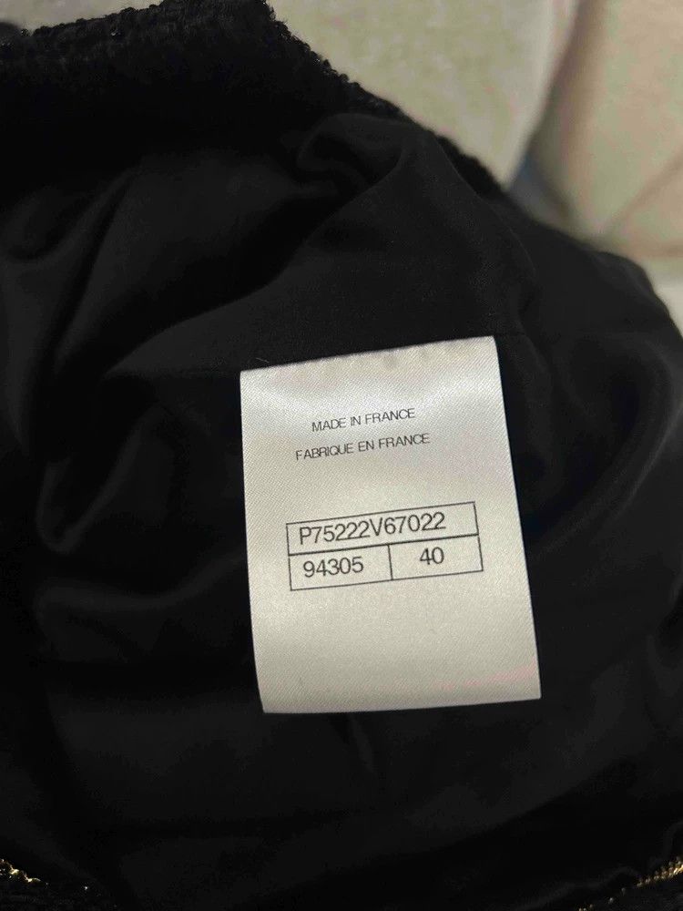 Chanel Chanel Dakar Black Sparkle Two-Pocket Jacket - dmc Size US L / EU 52-54 / 3 - 7 Thumbnail