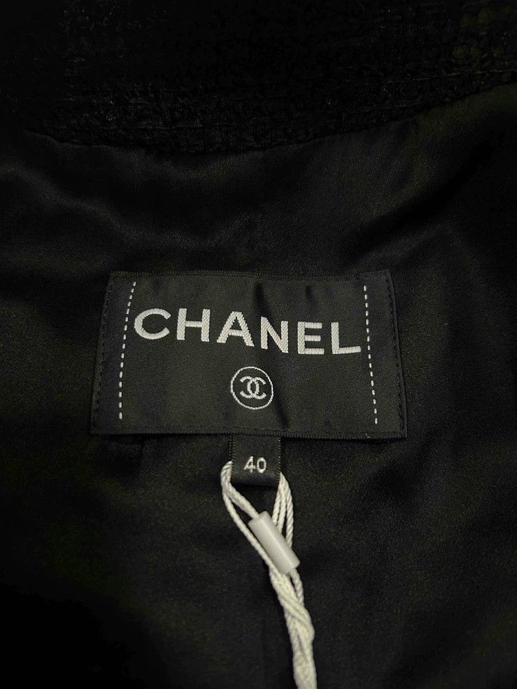 Chanel Chanel Dakar Black Sparkle Two-Pocket Jacket - dmc Size US L / EU 52-54 / 3 - 8 Thumbnail