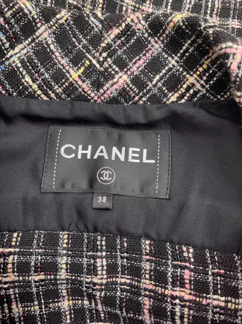 Chanel Chanel Tweed Belted Jacket - dmc Size US M / EU 48-50 / 2 - 4 Thumbnail