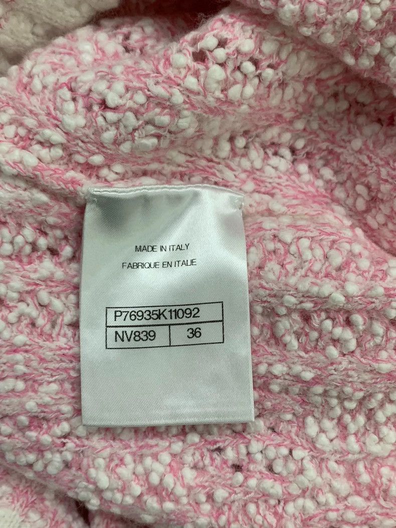 Chanel Chanel 24P Pink Knit Long Sleeve Top - dmc Size US M / EU 48-50 / 2 - 4 Thumbnail