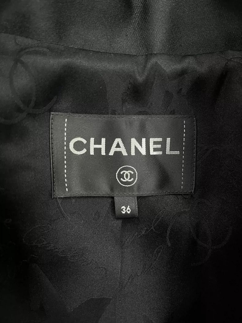 Chanel Chanel Mid-Length Black Blazer Coat - dmc Size US S / EU 44-46 / 1 - 4 Thumbnail