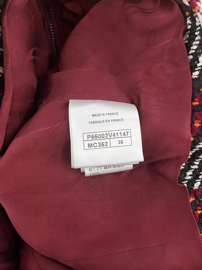 Chanel Chanel Checkered Collar Short Jacket - dmc Size US S / EU 44-46 / 1 - 4 Thumbnail