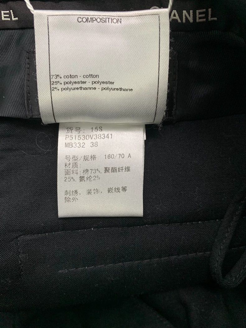 Chanel Chanel Black Striped Shorts - dmc Size US 38 / EU 54 - 5 Thumbnail