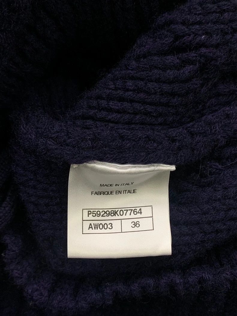 Chanel Chanel Navy Cable Knit Sweater - dmc Size US M / EU 48-50 / 2 - 5 Thumbnail