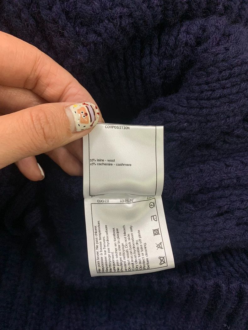 Chanel Chanel Navy Cable Knit Sweater - dmc Size US M / EU 48-50 / 2 - 6 Thumbnail
