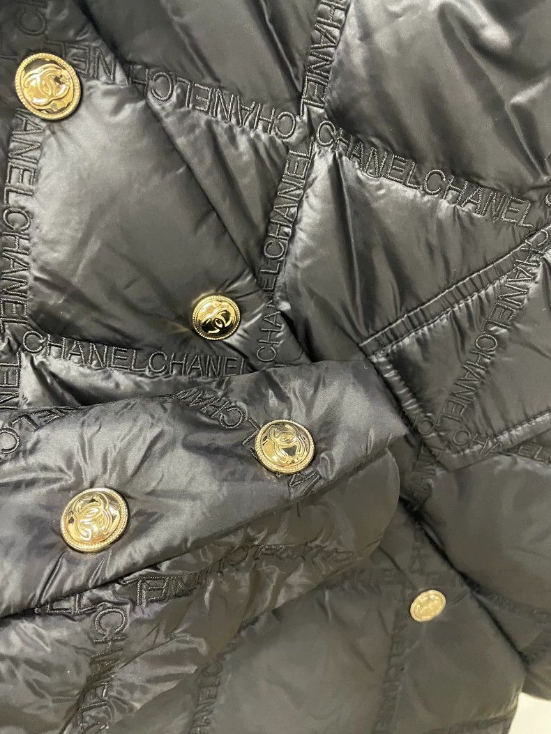 Chanel Chanel Quilted Black Cotton Jacket - dmc Size US M / EU 48-50 / 2 - 2 Thumbnail