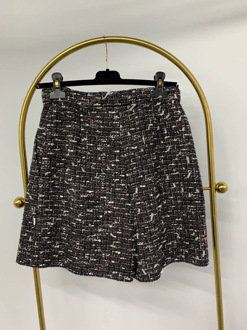 Chanel Chanel 24A Tweed Wide-Leg Shorts - dmc Size US 36 / EU 52 - 3 Thumbnail
