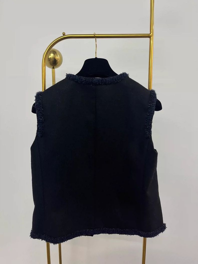 Chanel Chanel Germany Hamburg Black Vest - dmc Size US M / EU 48-50 / 2 - 3 Thumbnail