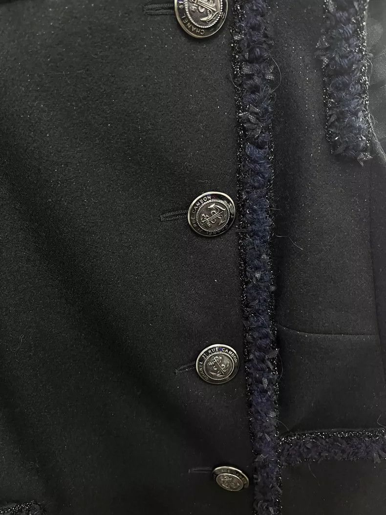 Chanel Chanel Germany Hamburg Black Vest - dmc Size US M / EU 48-50 / 2 - 2 Thumbnail