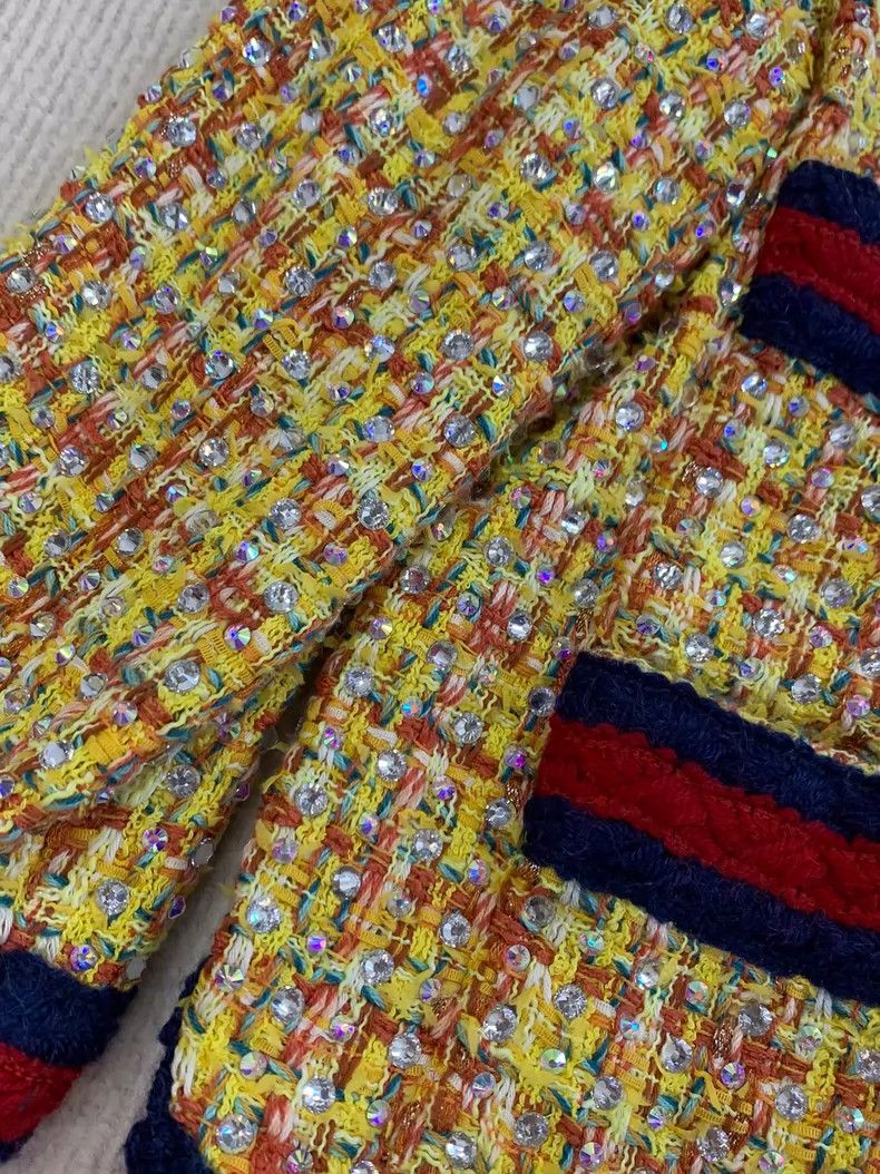 Gucci Gucci Knit Multi-Color Diamond Jacket - dmc Size US M / EU 48-50 / 2 - 2 Thumbnail