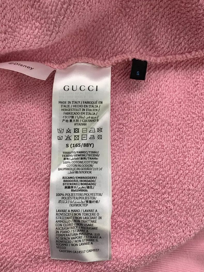 Gucci Gucci Pink Embroidered Print Hoodie - dmc Size US S / EU 44-46 / 1 - 5 Thumbnail