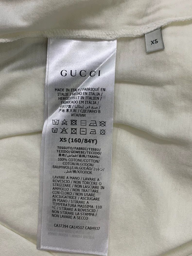 Gucci Gucci White Red Logo Short Sleeve T-shirt - dmc Size US XS / EU 42 / 0 - 5 Thumbnail