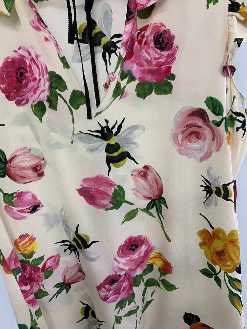 Gucci Gucci Silk Floral Sleeveless Top - dmc Size US M / EU 48-50 / 2 - 2 Thumbnail