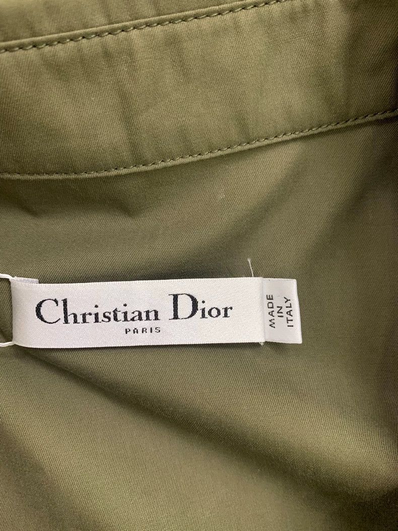 Dior Dior Green Bee Embroidered Short Sleeve Shirt - dmc Size US M / EU 48-50 / 2 - 4 Thumbnail
