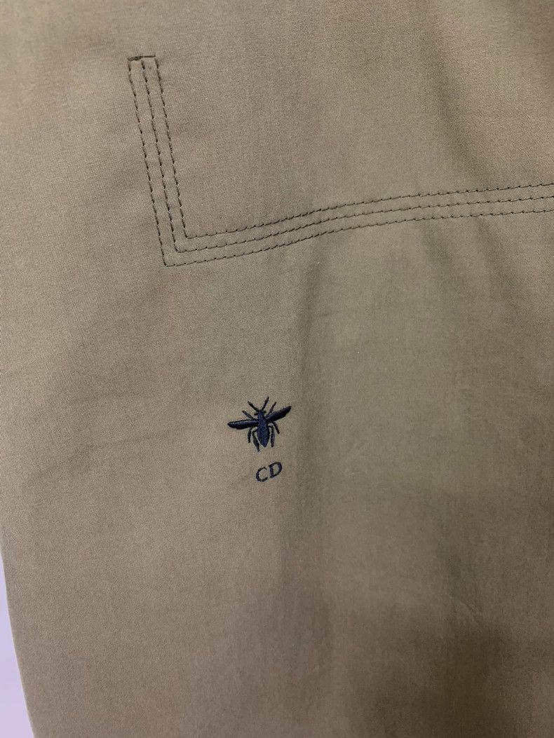 Dior Dior Green Bee Embroidered Short Sleeve Shirt - dmc Size US M / EU 48-50 / 2 - 2 Thumbnail