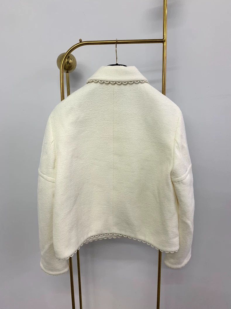 Dior Dior White Wool Blend Bow Jacket - dmc Size US M / EU 48-50 / 2 - 4 Thumbnail