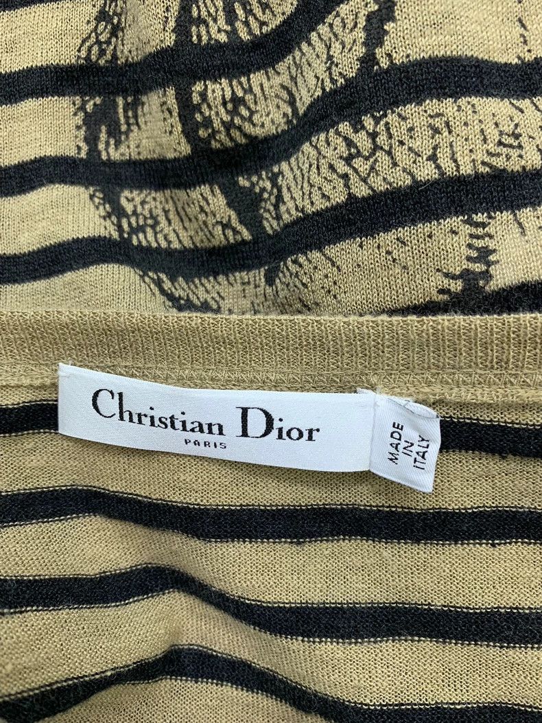 Dior Dior Zoo Print Striped Short Sleeve T-Shirt - dmc Size US XS / EU 42 / 0 - 4 Thumbnail