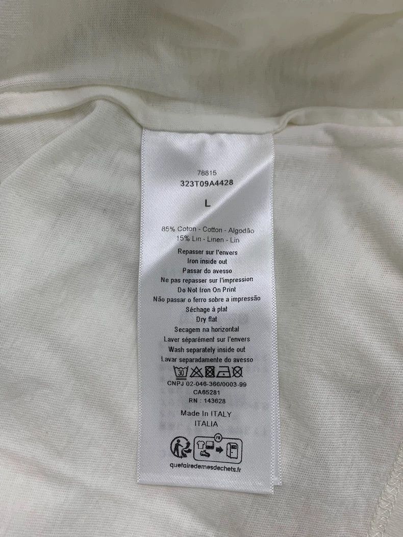 Dior Dior White Floral Print Short-Sleeve T-Shirt - dmc Size US L / EU 52-54 / 3 - 5 Thumbnail