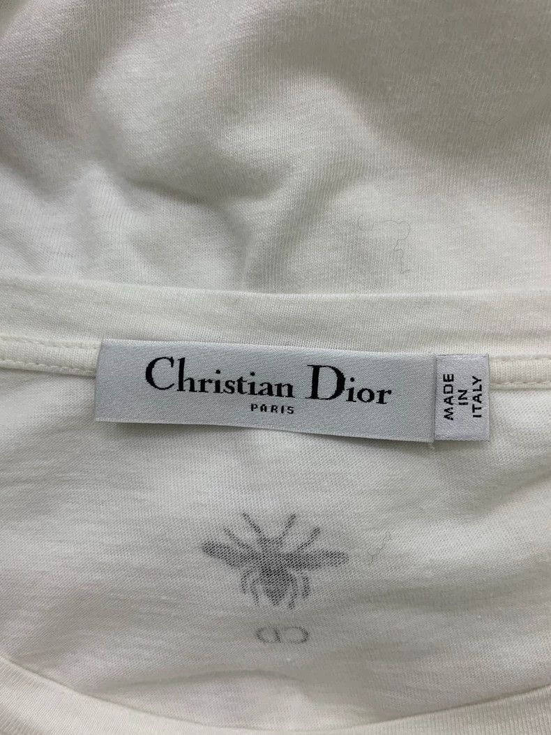 Dior Dior Limited Black and White Colorblock Floral Star Print Short-Sleeve T-Shirt - dmc Size US M / EU 48-50 / 2 - 4 Thumbnail