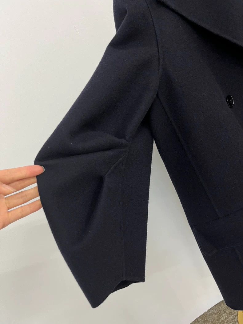 Dior Dior Dark Blue Cashmere Coat - dmc Size US M / EU 48-50 / 2 - 2 Thumbnail