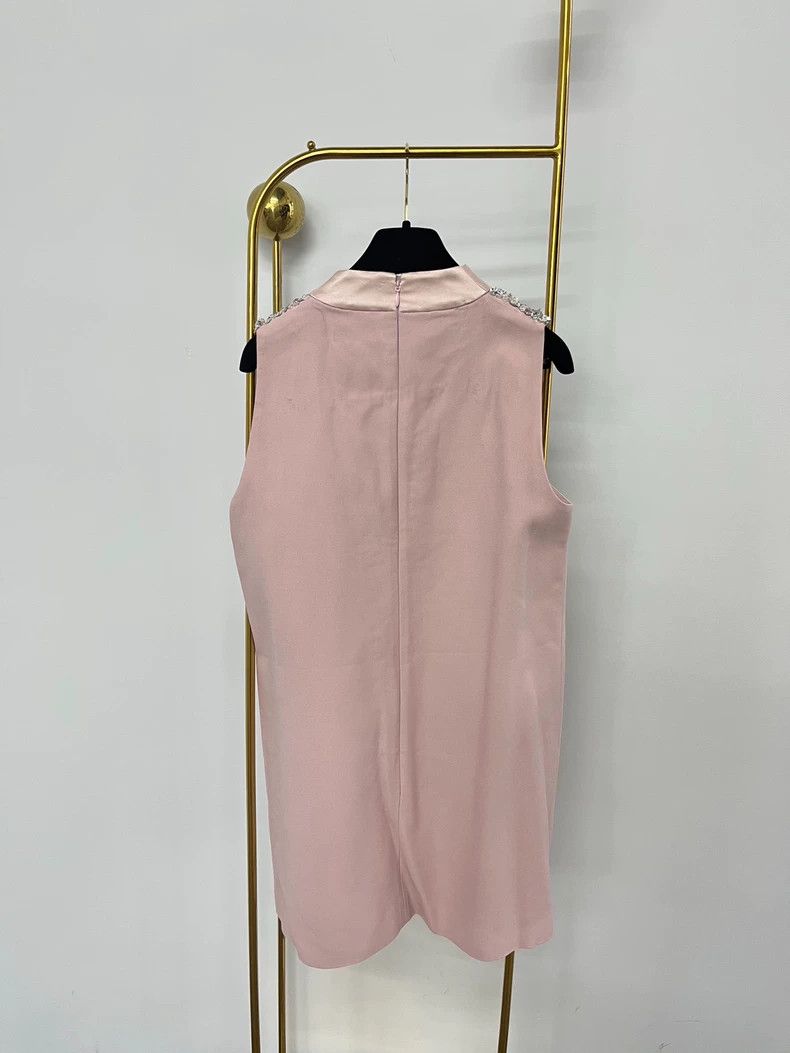 Prada Prada Pink Crystal Sleeveless Dress - dmc Size US M / EU 48-50 / 2 - 3 Thumbnail