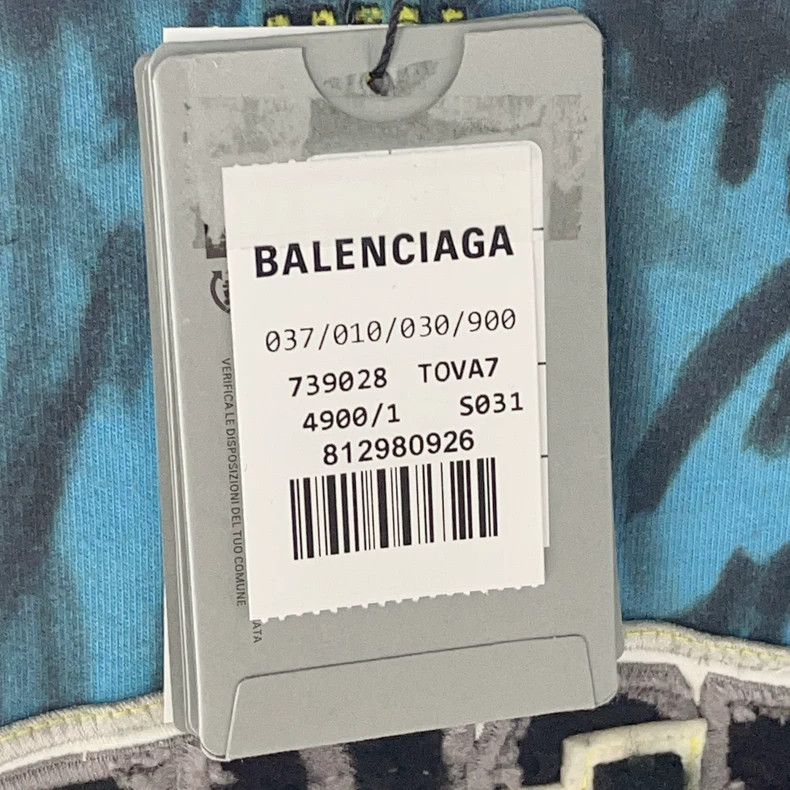 Balenciaga Balenciaga SS23 Logo Print Short Sleeve T-shirt - dmc Size US M / EU 48-50 / 2 - 7 Thumbnail